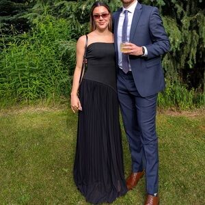 Micas black maxi dress